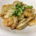 てとぐらど's cooksnap of when they made 簡単♪えびと長芋（里芋）のバター醤油焼き.