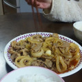 いちななここあ's cooksnap of when they made 豚肉とタマネギのスタミナ炒め&スタミナ丼.