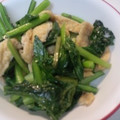 サトモユリア's cooksnap of when they made 小松菜とうす揚げさんをたいたん.