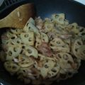 日向座敷猫's cooksnap of when they made 豚バラ×蓮根しゃきしゃき炒め.
