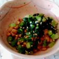 kurukurumin's cooksnap of when they made ごはんモリモリ♥のざわ納豆.