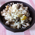 gomadachs's cooksnap of when they made ぎんなんとむかごのおこわ.