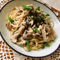 ルリナ's cooksnap of when they made たっぷりきのこの和風クリームパスタ.