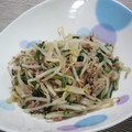 NYamashita's cooksnap of when they made ﾆﾗともやしの挽き肉炒め.