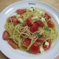 いつぼうママ's cooksnap of when they made ＊トマトとチーズの冷製パスタ＊.