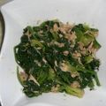 ニャすけ's cooksnap of when they made 小松菜とツナのポン酢和え.