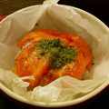TORACO's cooksnap of when they made 塩豚とトマトのミルフィーユ蒸し.