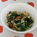 反省堂書店（のぐち）'s cooksnap of when they made にらときのこの梅和え.