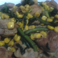 なおりょー's cooksnap of when they made 菜の花と鶏肉の柚子胡椒炒め✿.