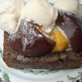kimimaruo's cooksnap of when they made 洋ナシのフルーツグラタントースト☆.