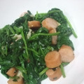 ゆーあちん's cooksnap of when they made ほうれん草とウインナーのオイマヨ☆チーズ.