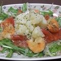 nekoとkuma's cooksnap of when they made 海老とポテトのバジルサラダ♪.