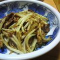 kikikko's cooksnap of when they made 豚ともやしのさっぱりｶﾚｰ炒め.*゜.