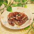 upamama's cooksnap of when they made ***タコ★梅紫蘇ソース和え***.