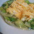 とぅいぃてぃ's cooksnap of when they made うち中華～チンゲン菜の塩炒め×中華卵がけ.