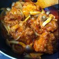Birokiyomi's cooksnap of when they made ～冷凍鶏唐揚げのケチャップ煮～.