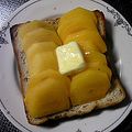 うっきー太郎's cooksnap of when they made 柿トースト.