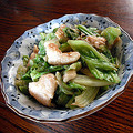 うっきー太郎's cooksnap of when they made 鶏のささみとレタスのマヨ炒め♪.