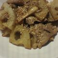 メーさん's cooksnap of when they made れんこんと豚肉のしゃきしゃき炒め.
