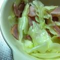いしまる's cooksnap of when they made キャベツとベーコンをレンジでチン♪.