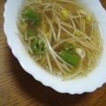 ゆみまろん's cooksnap of when they made 豆もやしのスープ.