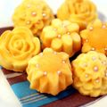 kotori2010's cooksnap of when they made プレゼントに♪お花のミニバターケーキ.