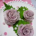 フーミン✩'s cooksnap of when they made 大根おやつ　甘いゆかり漬け　薔薇風に彩り.