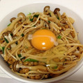 数学女子＠東京's cooksnap of when they made 夜食に☆ささっとさっぱり納豆きのこ丼.