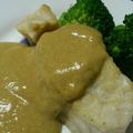 ルミルミン's cooksnap of when they made 白身魚のソテー☆カレーソース.