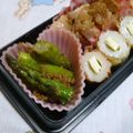 yukanosuke's cooksnap of when they made お弁当にアスパラガスのゴマ和え.