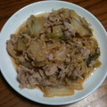 urh's cooksnap of when they made 白菜と豚肉のみそ炒め.