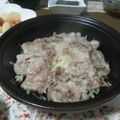 ムーちゃん☆★'s cooksnap of when they made 旨い、安い、簡単、「タジン鍋豚もやし」.