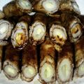Tomsama's cooksnap of when they made 簡単！チーズ入りちくわの肉巻き～♪.