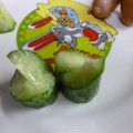 びんび❤'s cooksnap of when they made 簡単！弁当やｻﾗﾀﾞにｷｭｳﾘの飾り切り.