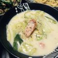なつたくかあさん's cooksnap of when they made あったまろ。キャベツのミルクスープ.