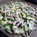 みにまめ's cooksnap of when they made シャキシャキごぼうピザ.