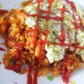 キャシーキャサリン's cooksnap of when they made ☆ケチャップライスinチーズ☆.
