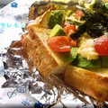 青空レモン's cooksnap of when they made 白タル²　onトマトアボカド和風トースト.