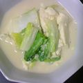  たらこ☆'s cooksnap of when they made 豆腐の豆乳みそ煮.