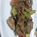 みづき５８'s cooksnap of when they made 牛肉とアボカドのハニーマスタード炒め.