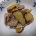 ジョイン's cooksnap of when they made さつま芋と豚肉のピリ辛煮.