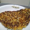 maruru-nn's cooksnap of when they made ひき肉と玉ねぎのオムレツ.