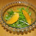 かず☆あん's cooksnap of when they made 柿と水菜のパパッとサラダ.