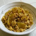 nasubeam's cooksnap of when they made おふくろの味★はやと瓜と挽肉の炒め煮.
