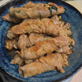 ゆるмαмα's cooksnap of when they made えのきと春菊の肉巻き.