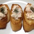 【南新宿食堂】's cooksnap of when they made トマトクリームチーズ☆バゲットと一緒に.