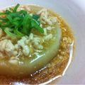 mimi-don's cooksnap of when they made ふろふき大根の鶏そぼろあんかけ.