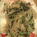 ちょもろん♪'s cooksnap of when they made アンチョビとほうれん草のスパゲティー.