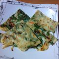 ゆうとんmama's cooksnap of when they made 春菊とたまねぎのチヂミ.