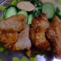 わたるんママ's cooksnap of when they made 豚もも肉の胡麻味噌焼き.